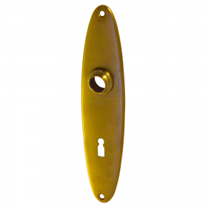 Longue plaque | laiton patiné | ovale, forme ronde pour les ensembles de portes | Ventano